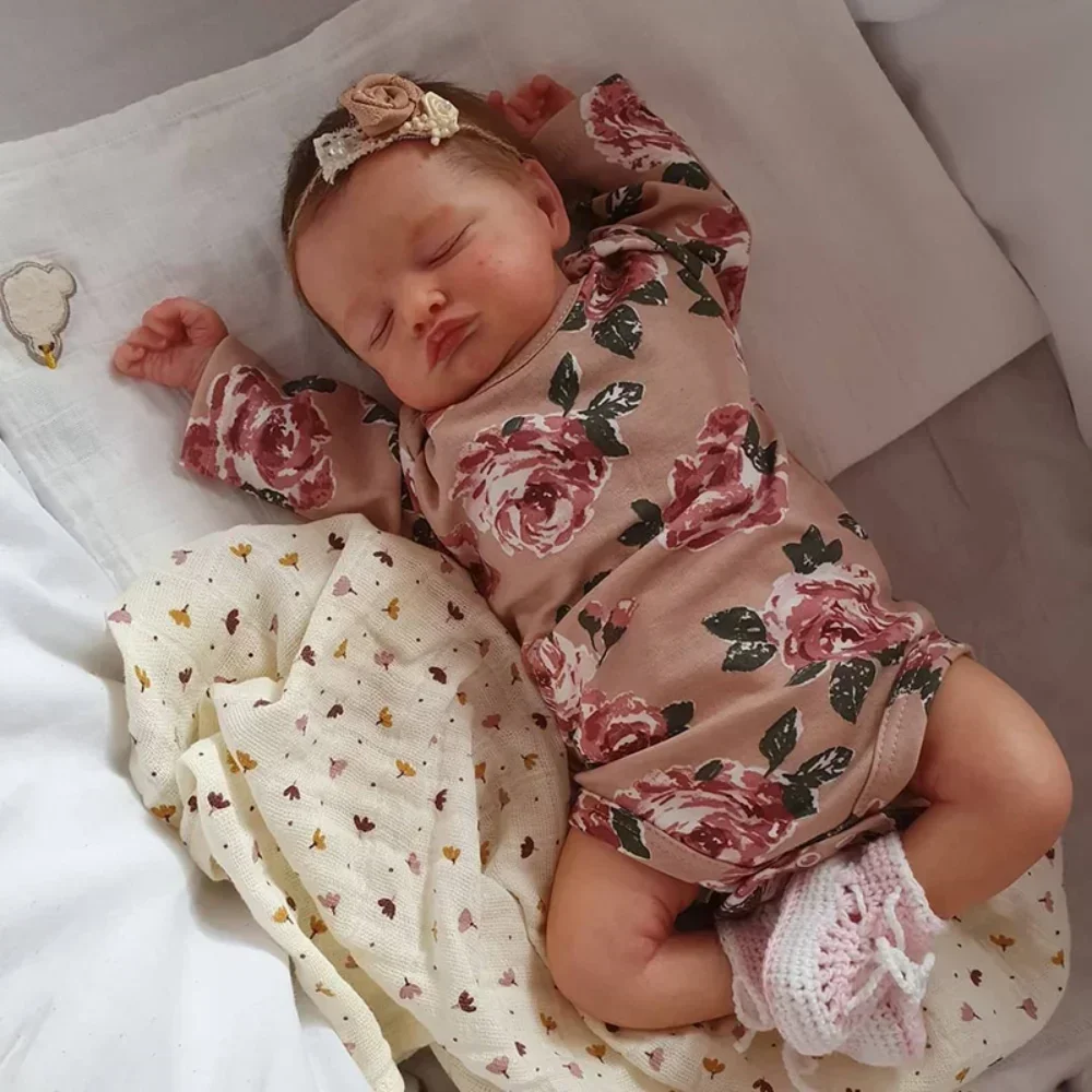 Reborn Baby Doll Silicone Realistic - Bonecas Reborn em Vinil Full Body,